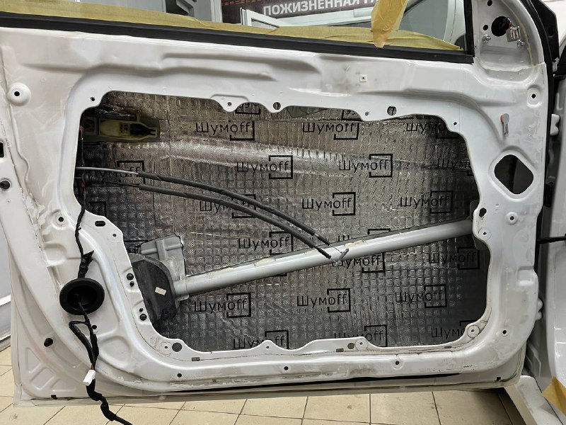 Двери Шумоизоляция Hyundai Sonata 1 слой