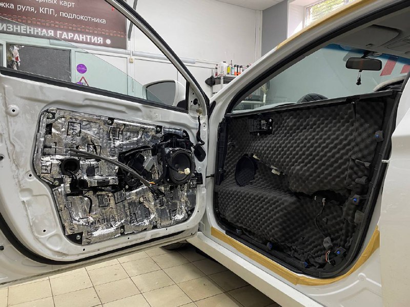 Двери 3 сл Шумоизоляция Hyundai Sonata