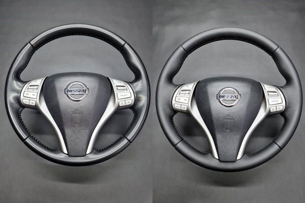 Перетяжка руля и подлокотника Nissan Qashqai