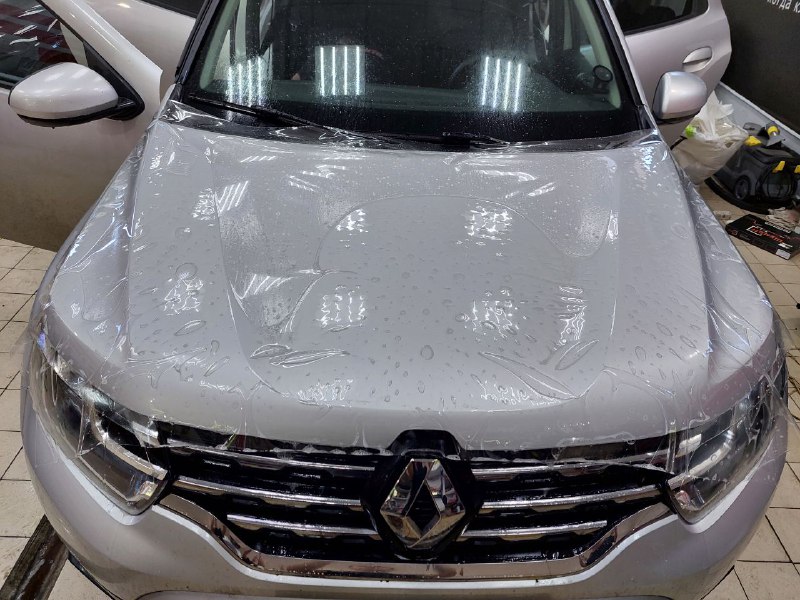 Бронирование капота Renault Duster в Алматы