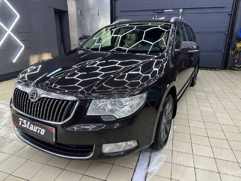 Химчистка салона Skoda Superb в Алматы