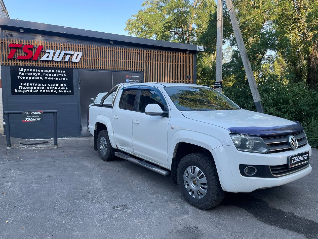 Volkswagen Amarok установка роллеты в Алматы